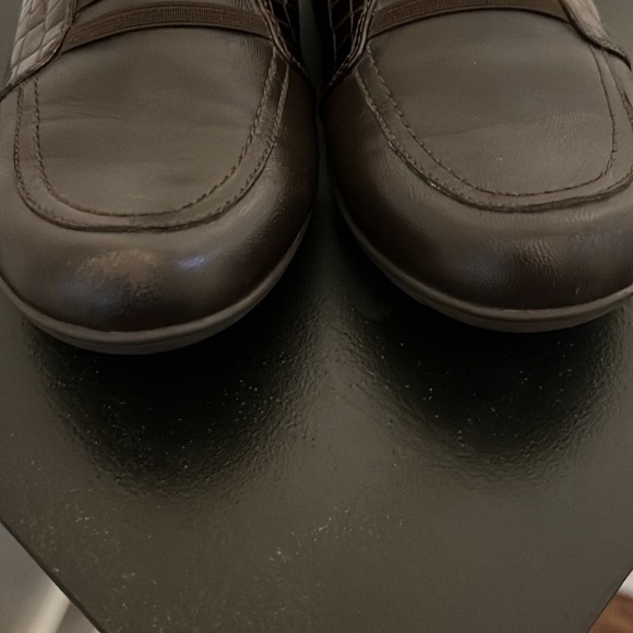 Vaneli Sport loafers, brown with faux alligator accents - Picture 3 of 7